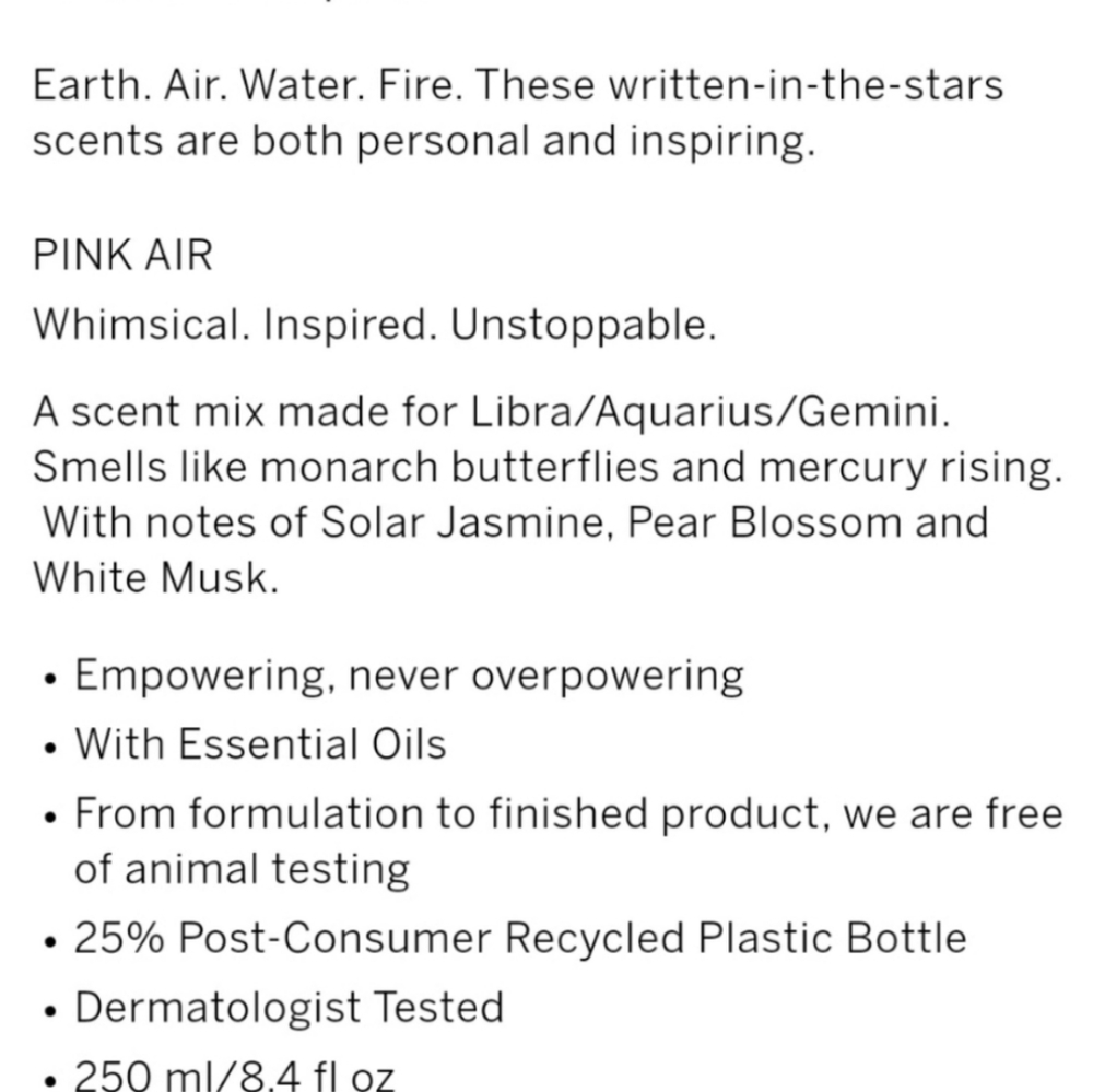 🔥FIRE 50% OFF SALE🔥 NWT‼️PINK Astrology Body Fragrance Mists 4-pc Collection - Picture 7 of 14